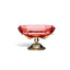 Debora Carlucci Roma Centerpiece Red Glass 35 X 35 X H20 Cm - Dc6153/Or-Rs
