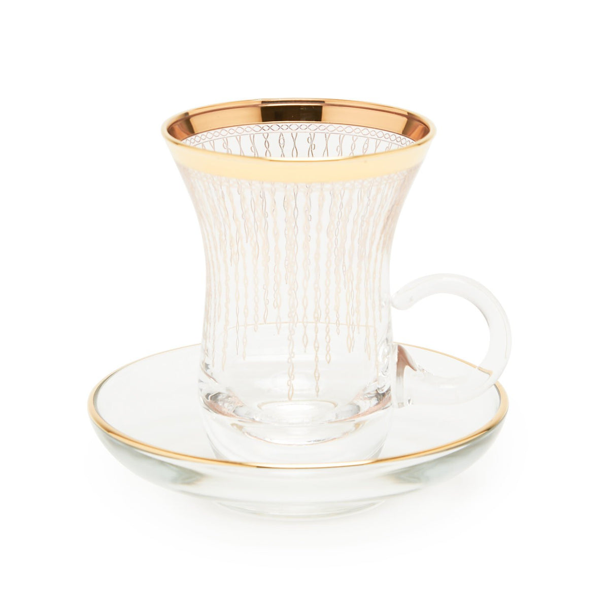 COMBI CASILDA GOLD 12PC TEA CUP AND SAUCER - G758/1Z-35