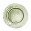 Glass Charger Plate 33Cm Greyish-Green Ptd Gold Rim - 1Q953-558G