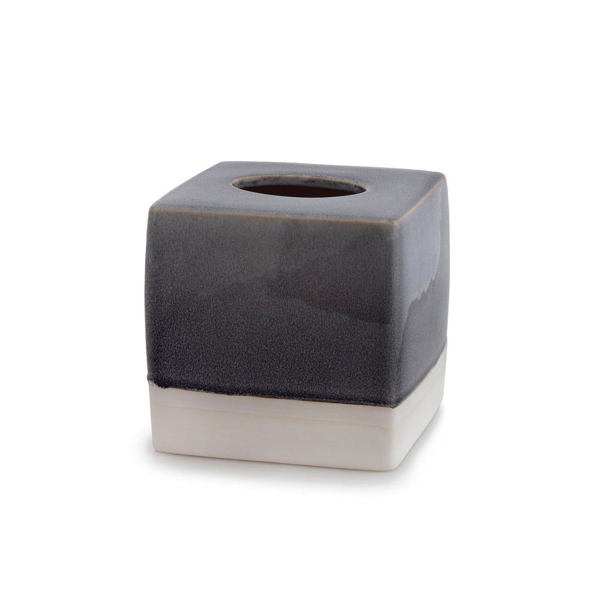 KASSATEX GRIGIO TISSUE HOLDER BLACK - AGG-TH-BK