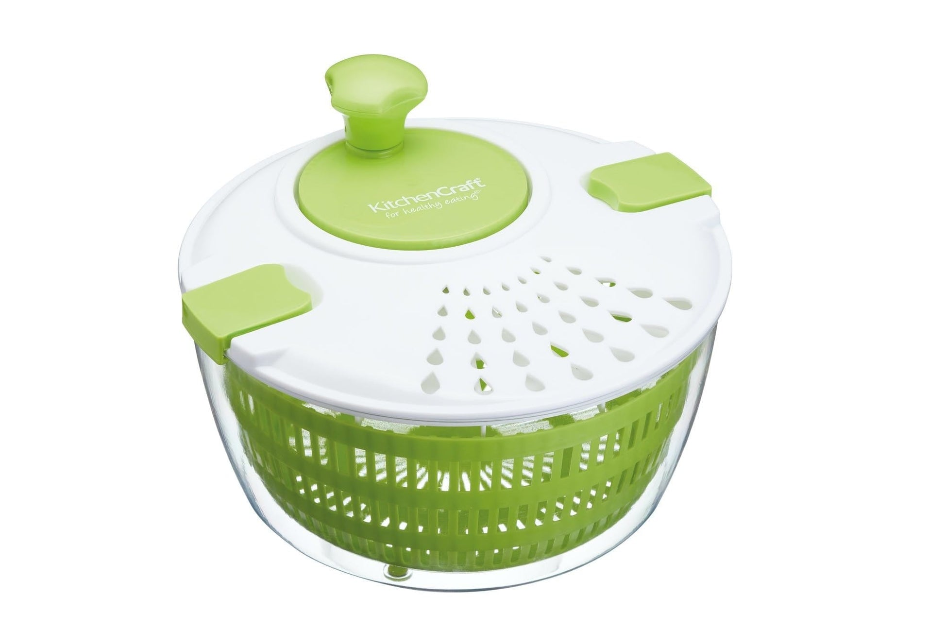KITCHEN CRAFT HEALTHY EATING 25CM SALAD SPINNER  - KCHESALSPIN
