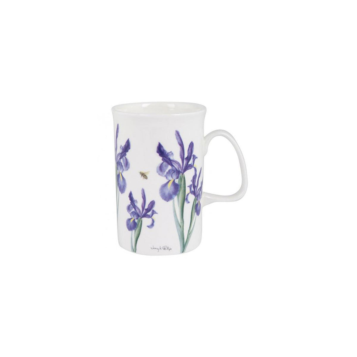 BOTANICAL FLORAL IRIS CAN MUG - 517048