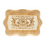Sezzatini Spartaco Avorio Oro Large Carved Rectangle Tray 38 X 55Cm - Vl-238-5-3131