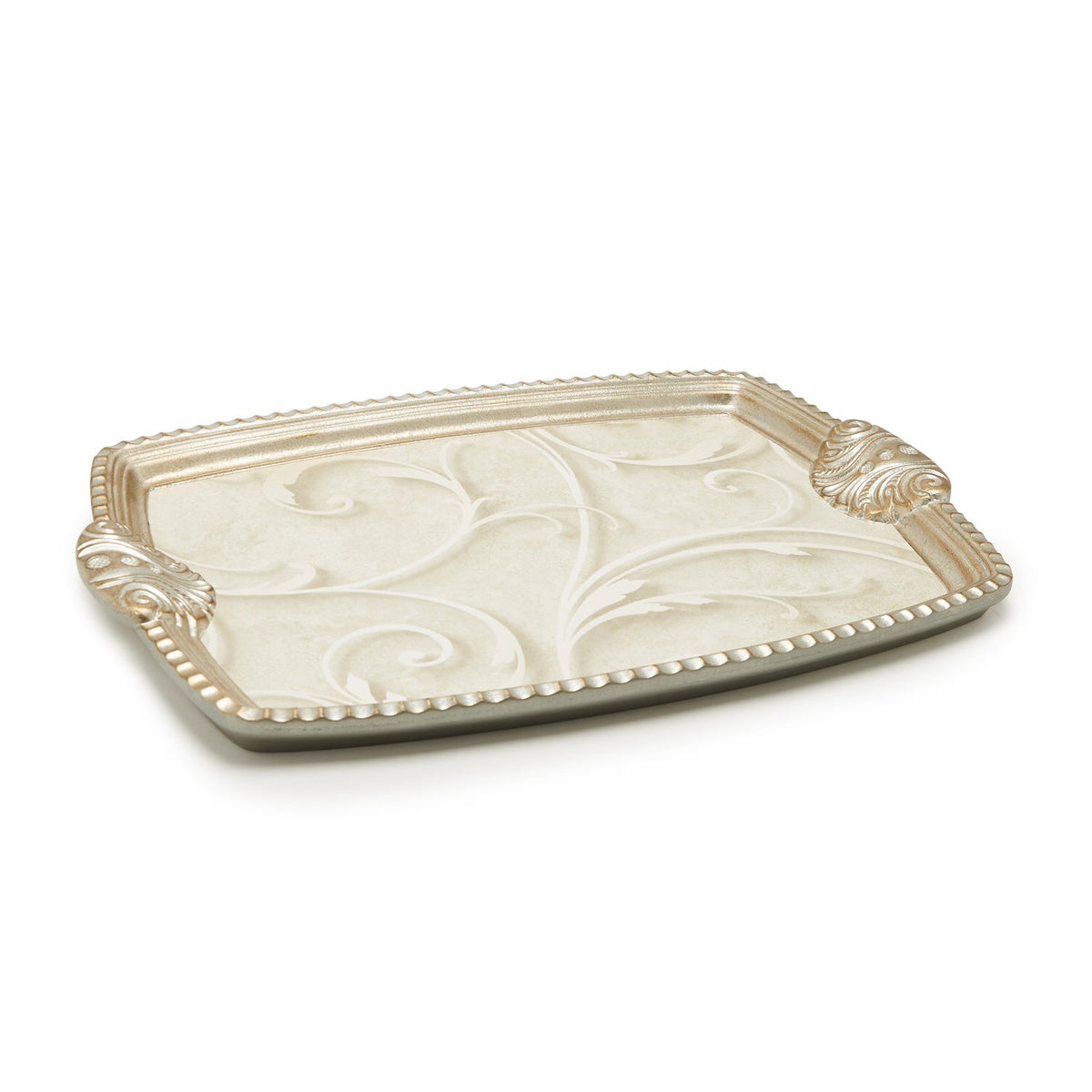 Sezzatini Tullia Foglia Agento Large Rectangle Tray 38 X 53Cm - Vl-239-5-3716