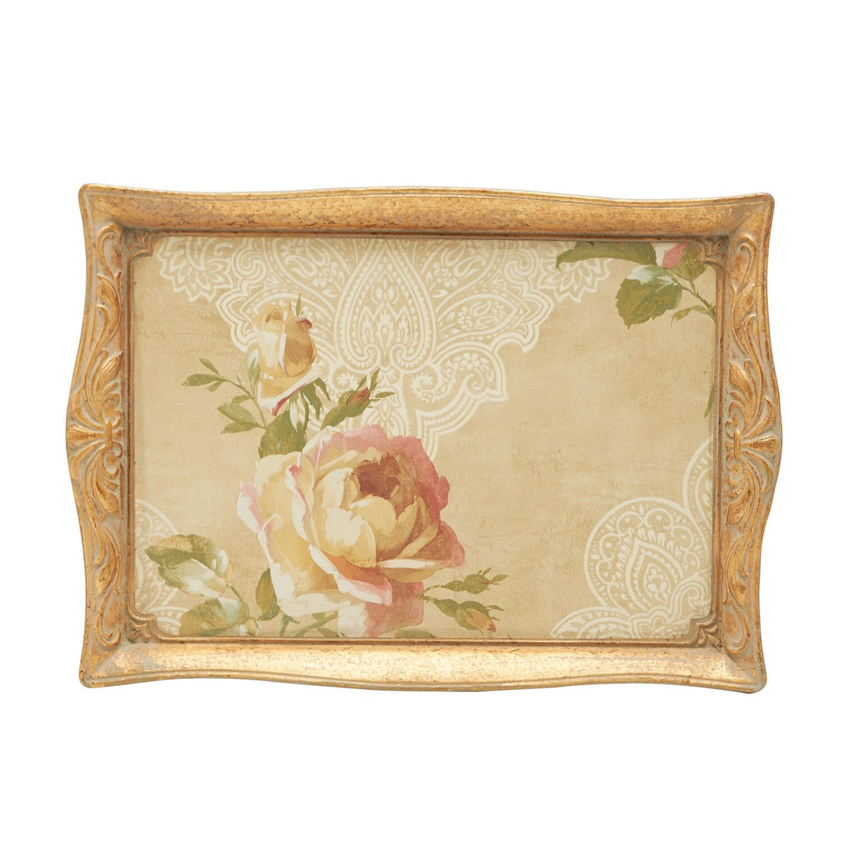SEZZATINI LAVINIA ORO LARGE RECTANGLE TRAY 37 X 53CM - VL-246-5-3707