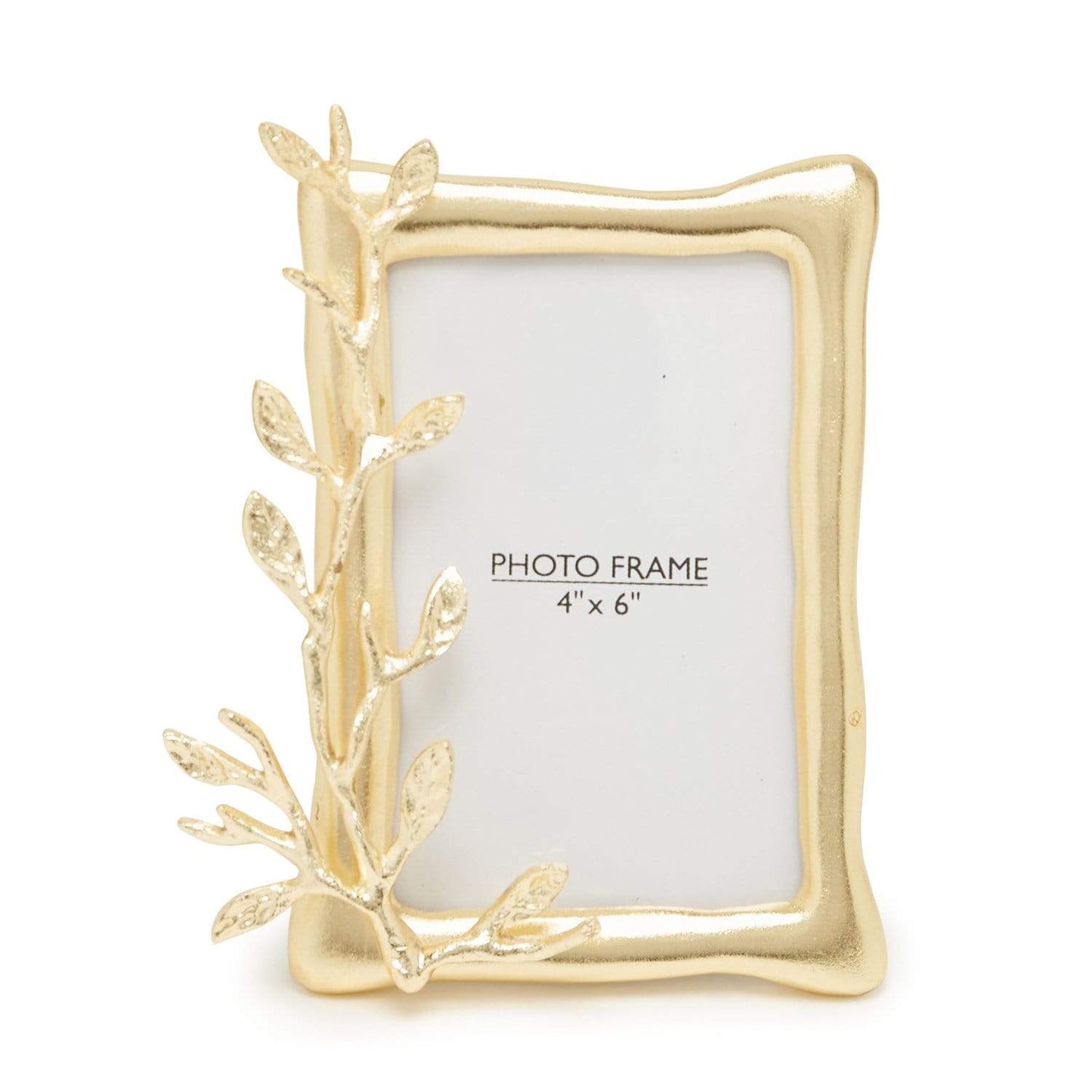 BIRCH PHOTO FRAME 4X6IN GOLD FINISHED BRASS AND ALUM - 1218305S