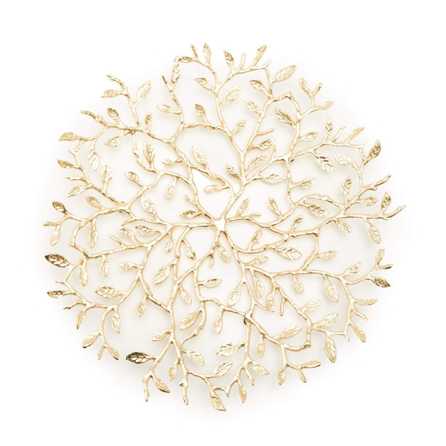 BIRCH LARGE PLATTER GOLD FINISHED - 1218204