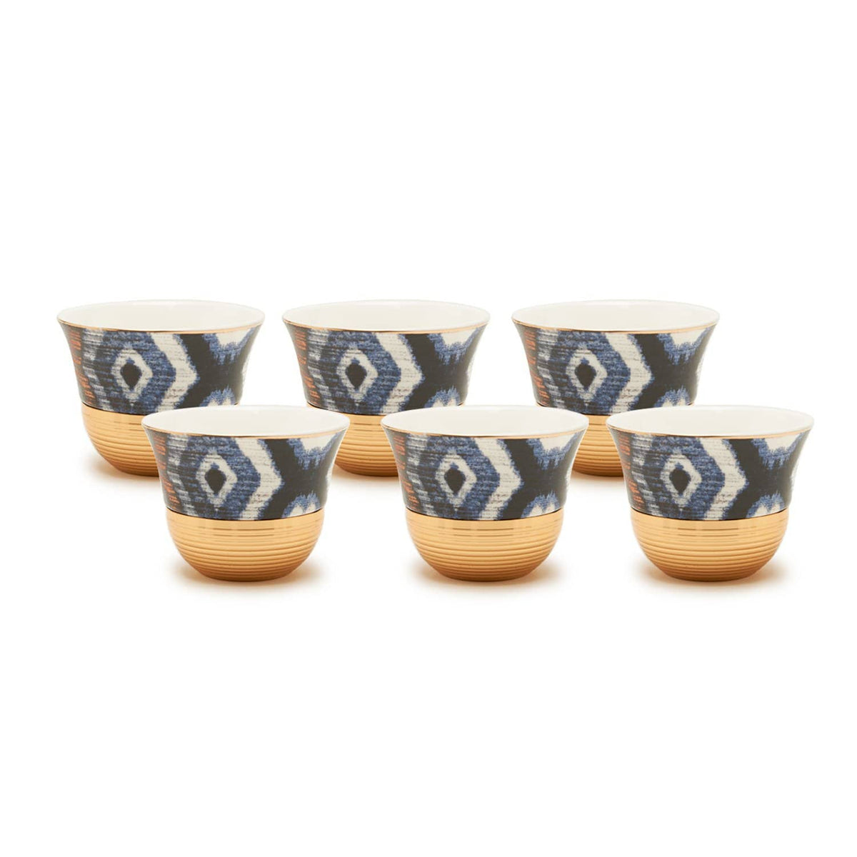 Amber Sammy Gold 6Pc Set Cawa Cup - Am5367-80-S6-Sam