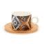 Amber Sammy Gold 12Pc Set Tea Cup/Saucer - Am3481-200-S12-Sam