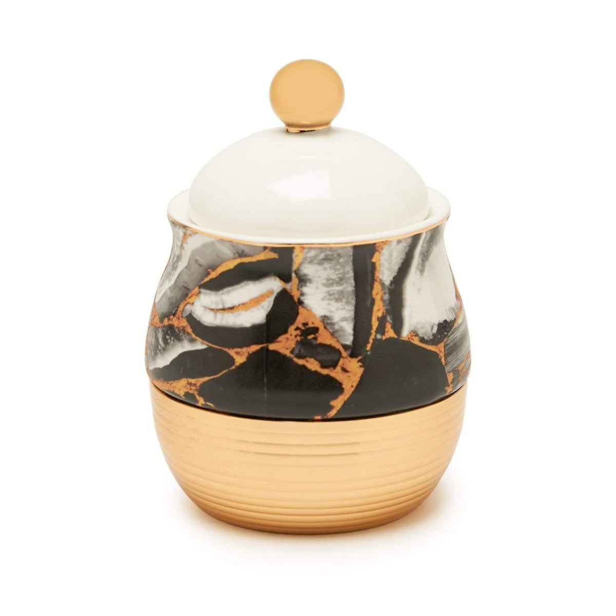 AMBER MARLENE GOLD SUGAR POT - AM6408-200-S1-MAR