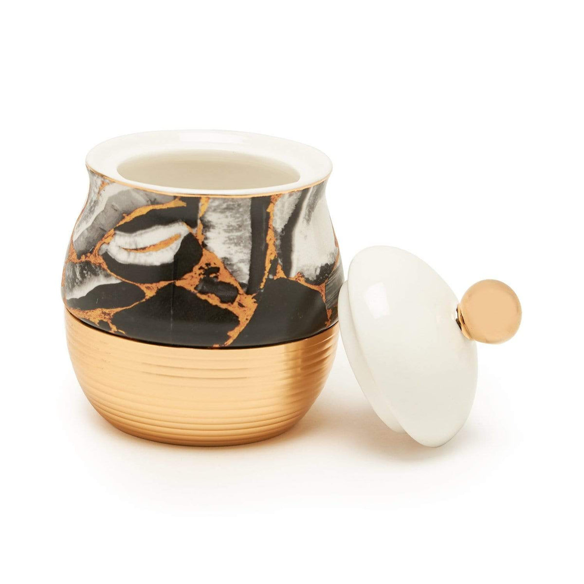 Amber Marlene Gold Sugar Pot - Am6408-200-S1-Mar