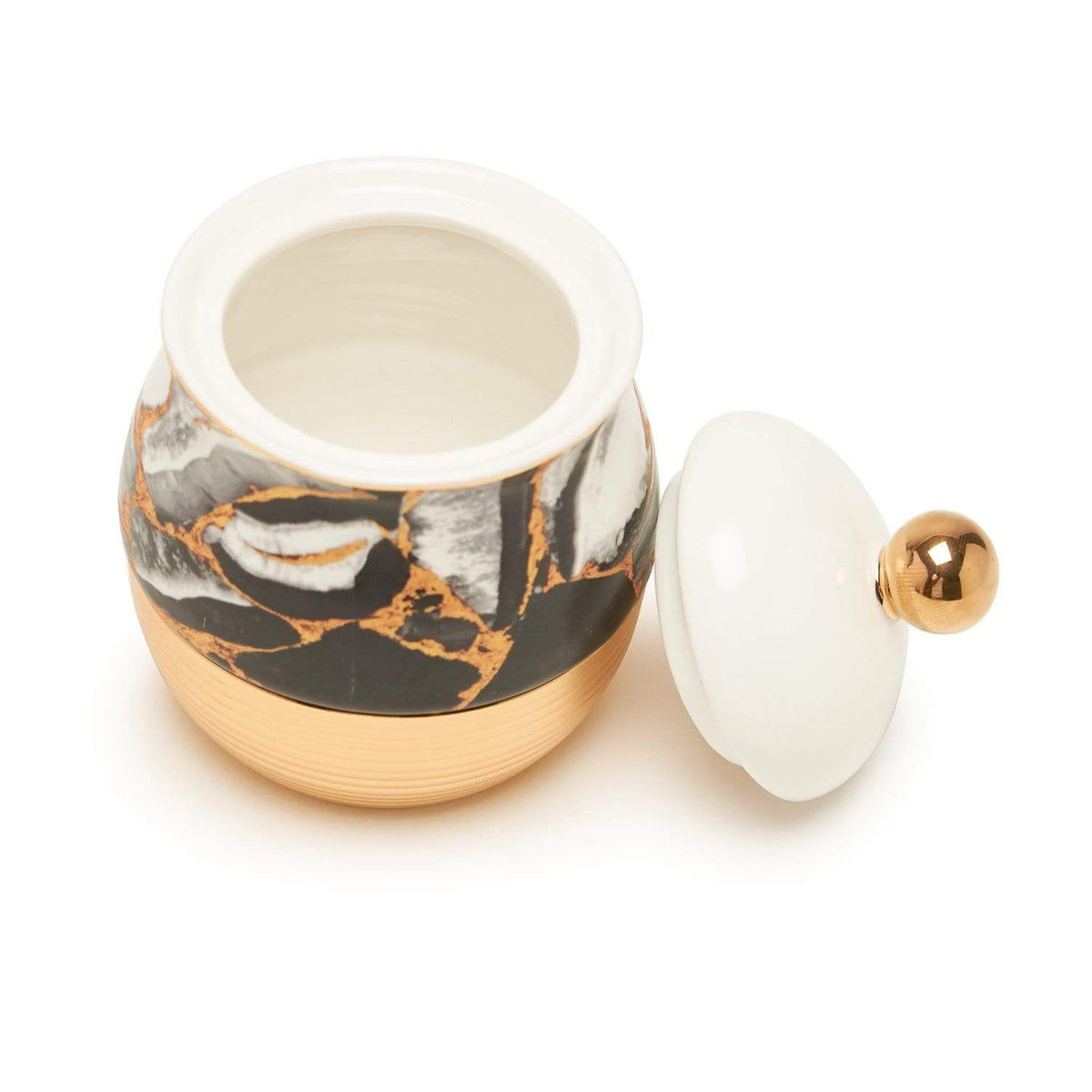 Amber Marlene Gold Sugar Pot - Am6408-200-S1-Mar