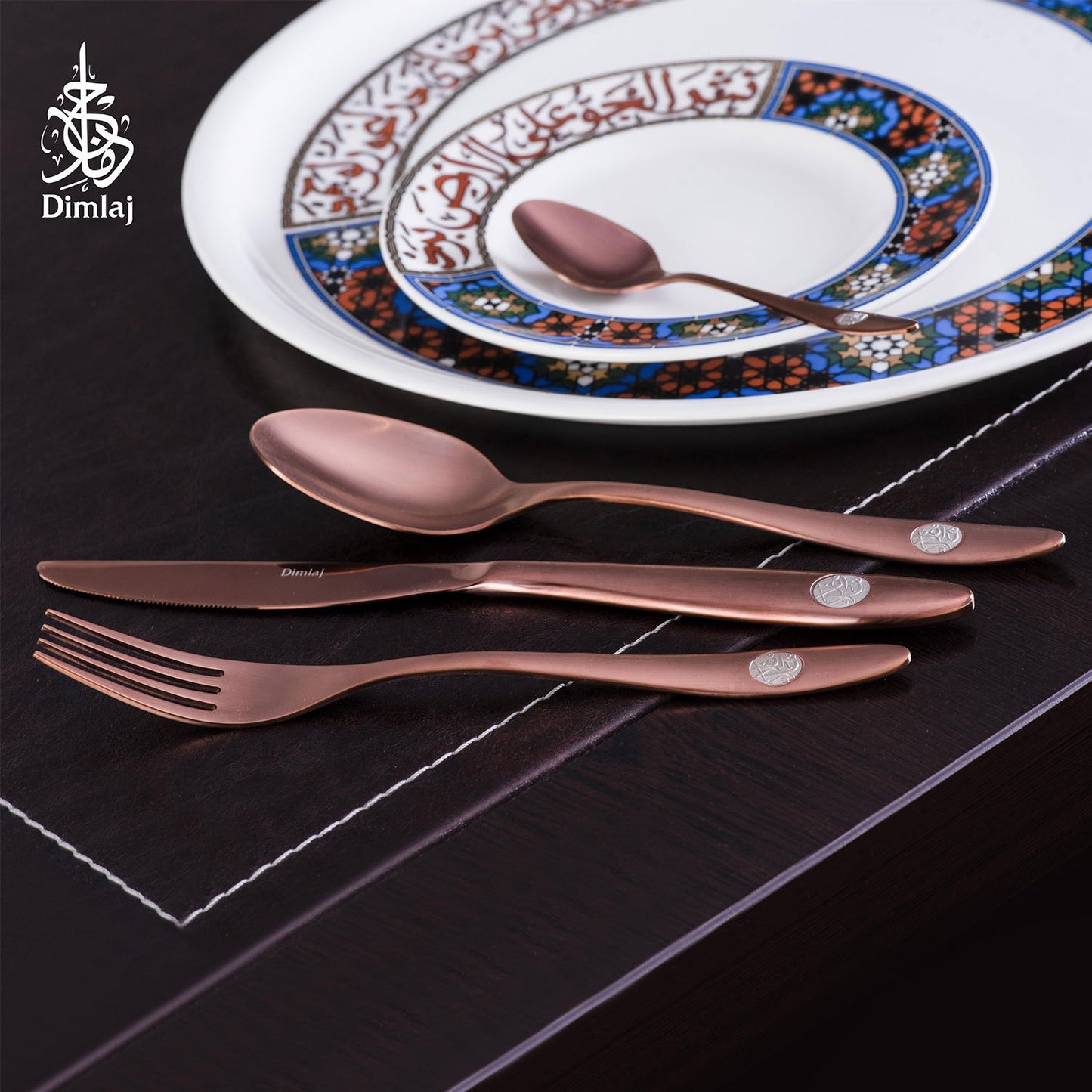 Kareem Copper 24Pc Cutlery Set - 23418