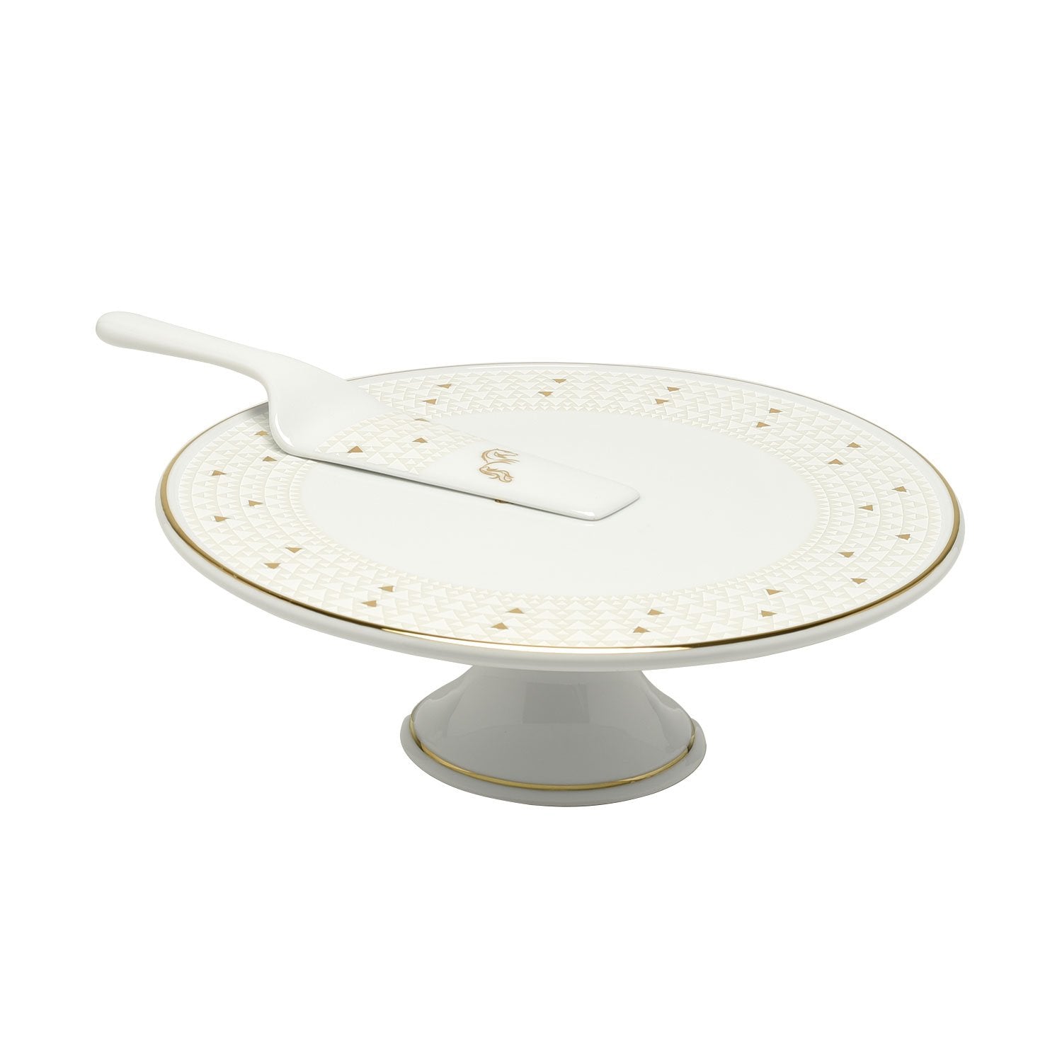 DANKOTUWA FELIPA 1TIER CAKE STAND WITH SERVER - FELP-949/121