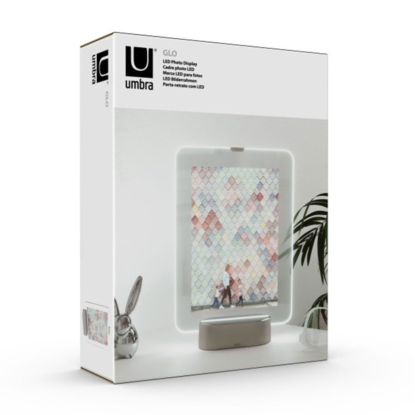 Umbra Glo Led  5X7 Picture Frame Nickel - 1010233-410