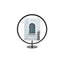 Umbra Infinity Round Picture Frame 5X7 Black - 1012272-040