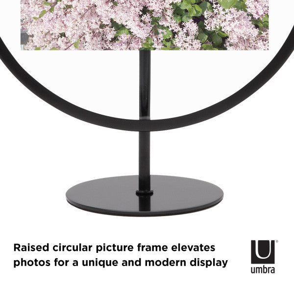 Umbra Infinity Round Picture Frame 5X7 Black - 1012272-040