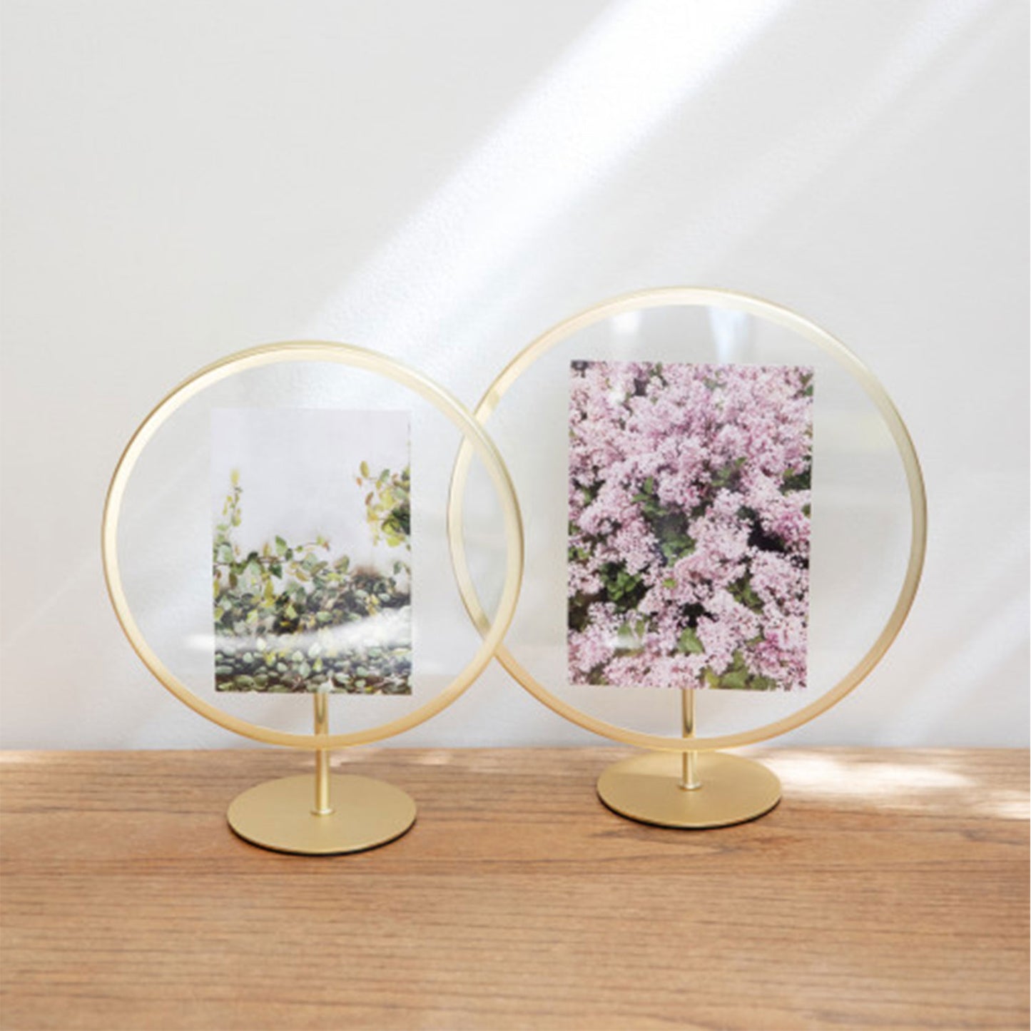 Umbra Infinity Round Picture Frame 5X7 Matt Brass - 1012272-221