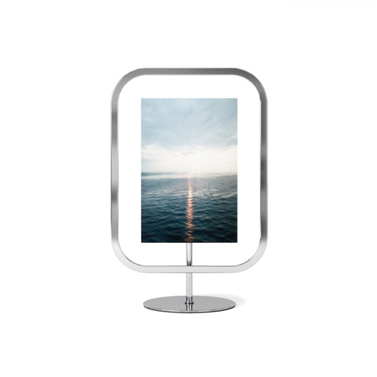 UMBRA INFINITY SQROUND PICTURE FRAME 4X6 CHROME - 1012269-158