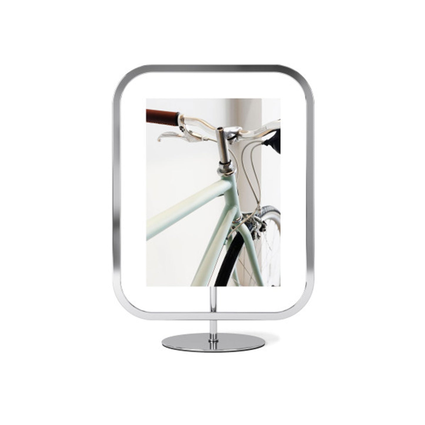 UMBRA INFINITY SQROUND PICTURE FRAME  5X7 CHROME - 1012270-158