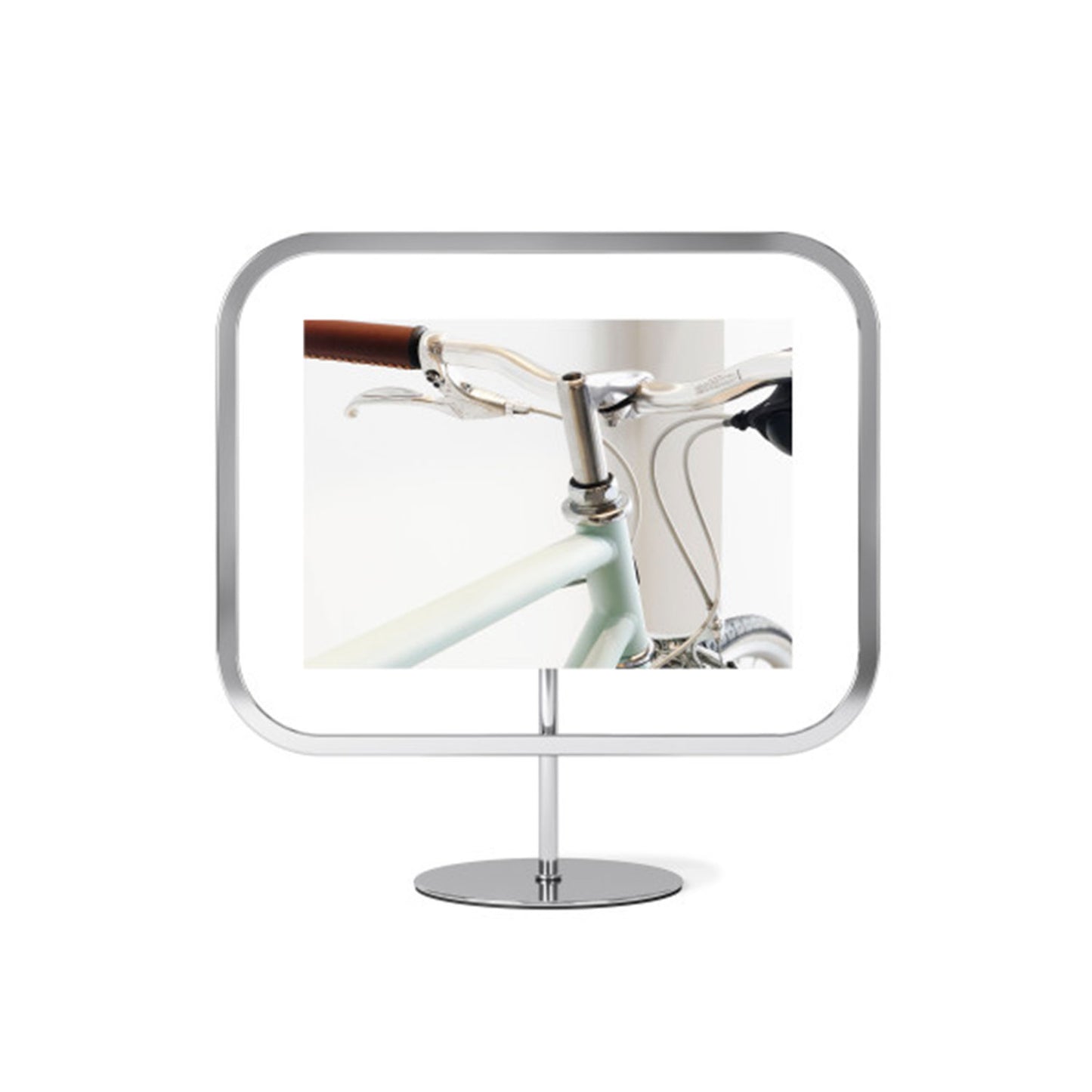Umbra Infinity Sqround Picture Frame  5X7 Chrome - 1012270-158