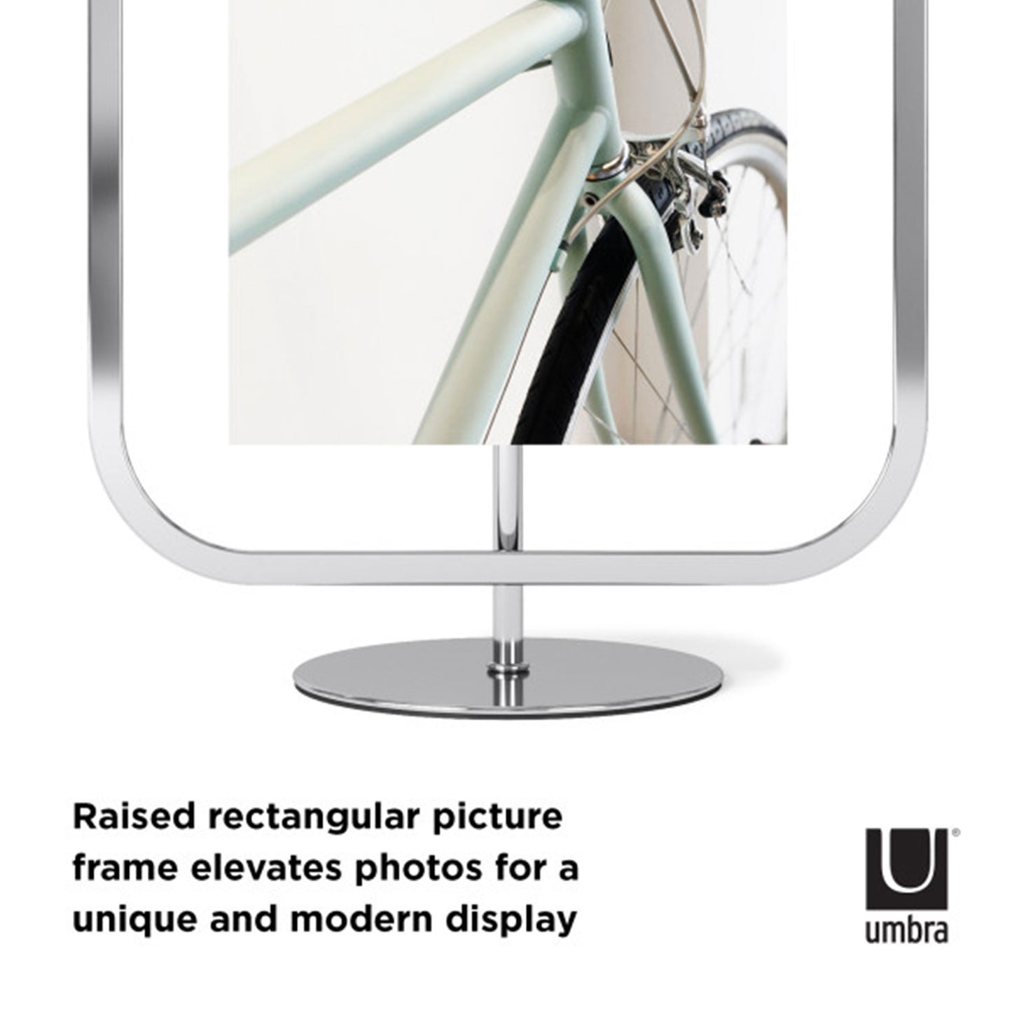 Umbra Infinity Sqround Picture Frame  5X7 Chrome - 1012270-158