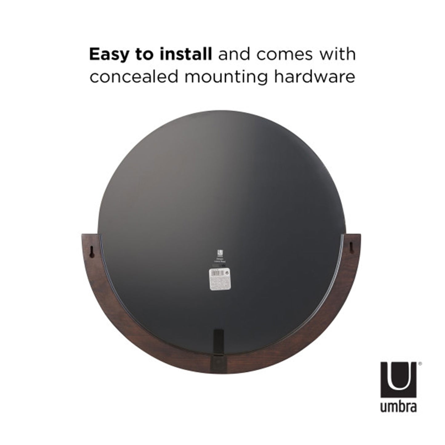 Umbra Mira Mirror 30Inch Age Wal - 1015472-746