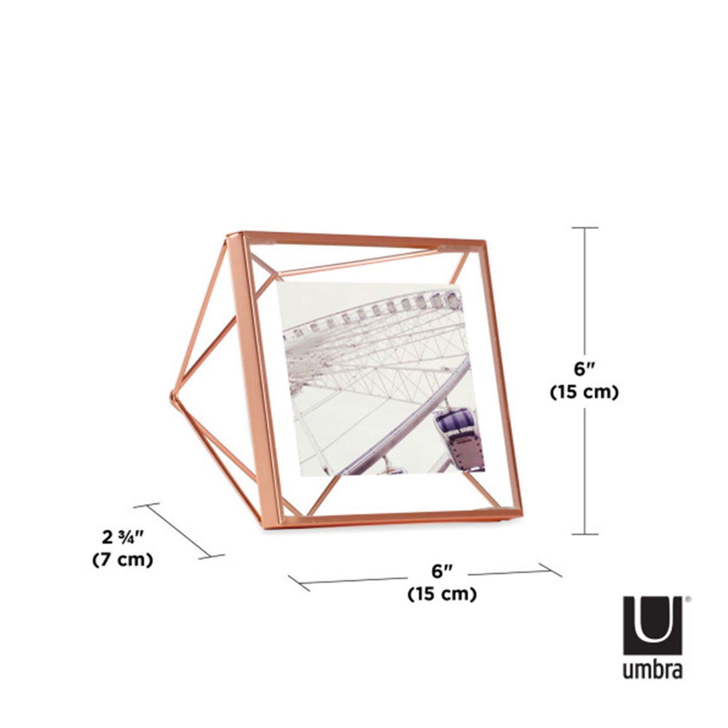 Umbra Prisma Picture Frame 4X4 Copper - 313017-880