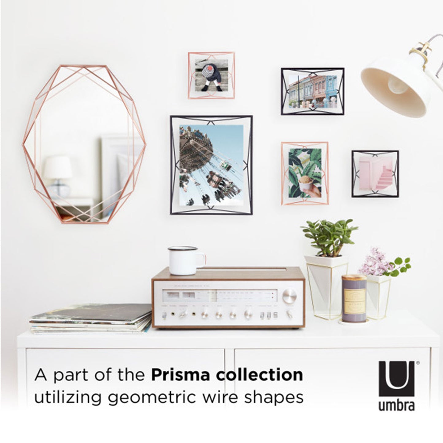 Umbra Prisma Picture Frame  4X6 Black - 313016-040