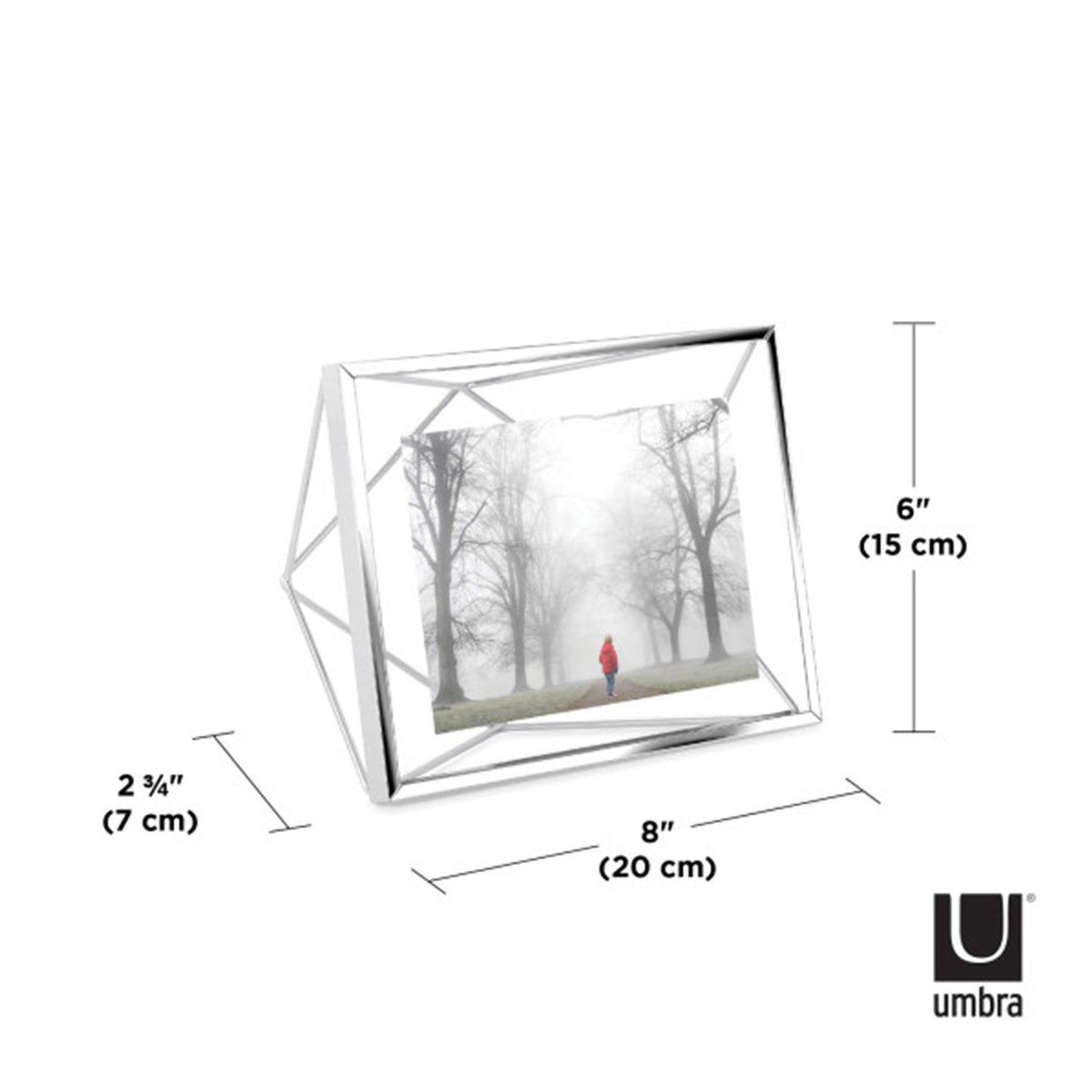 Umbra Prisma Picture Frame  4X6 Chrome - 313016-158