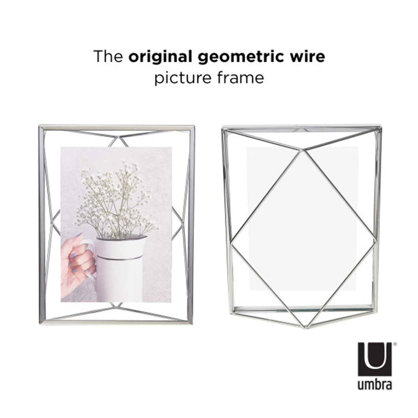 Umbra Prisma Picture Frame 5X7 Chrome - 313015-158