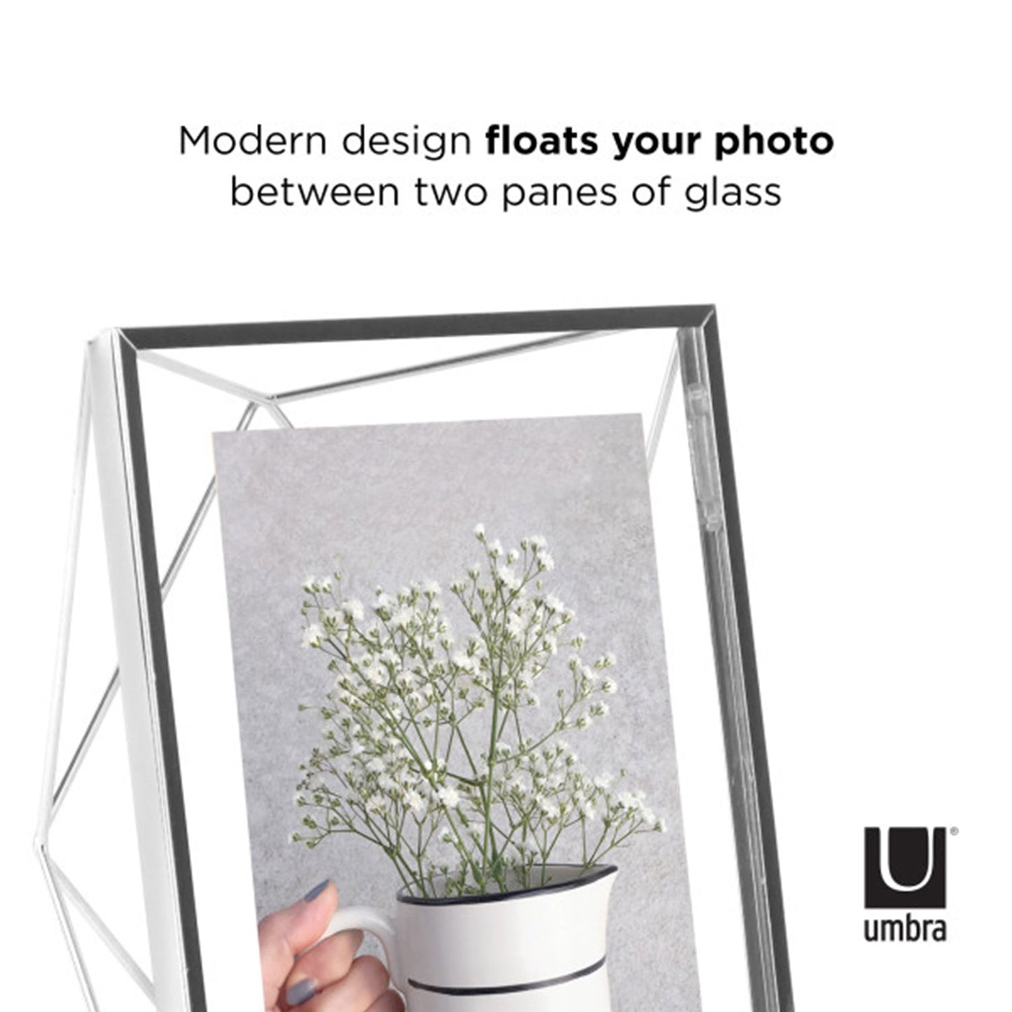 Umbra Prisma Picture Frame 5X7 Chrome - 313015-158