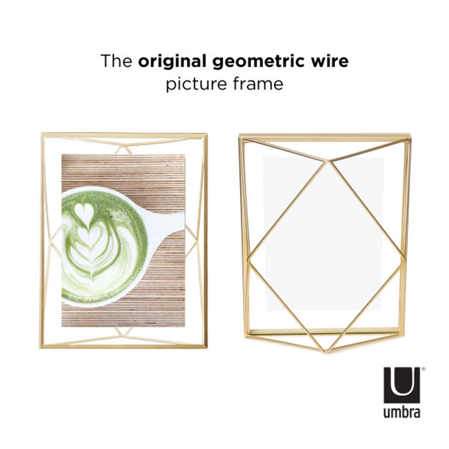 Umbra Prisma Picture Frame 5X7 Matt Brass - 313015-221