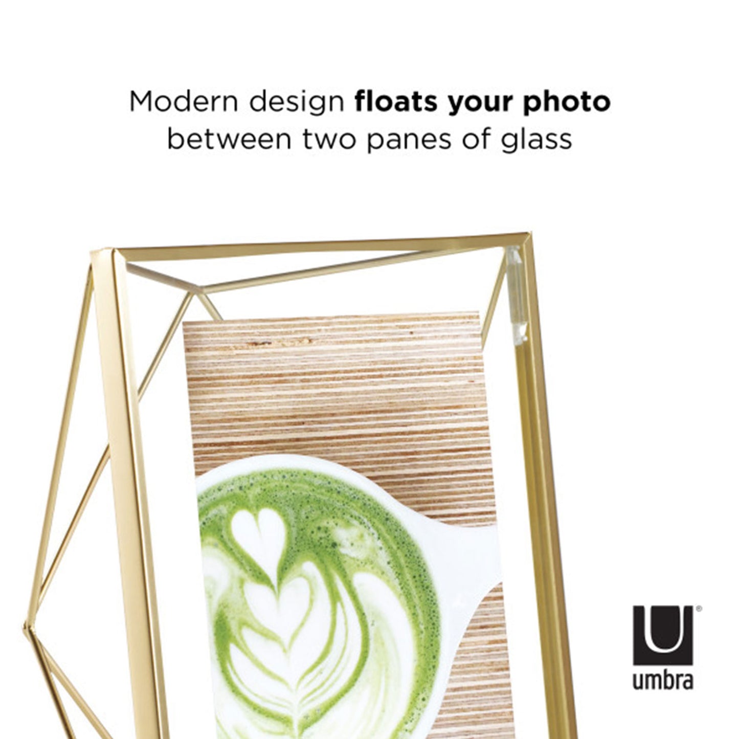Umbra Prisma Picture Frame 5X7 Matt Brass - 313015-221