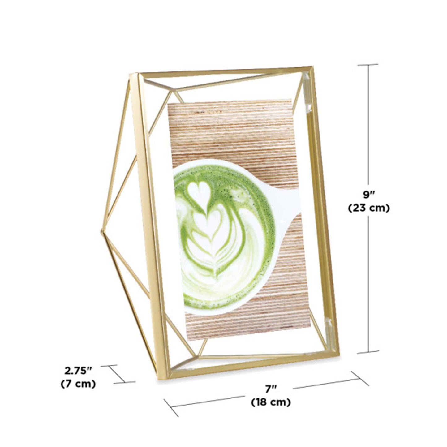 Umbra Prisma Picture Frame 5X7 Matt Brass - 313015-221