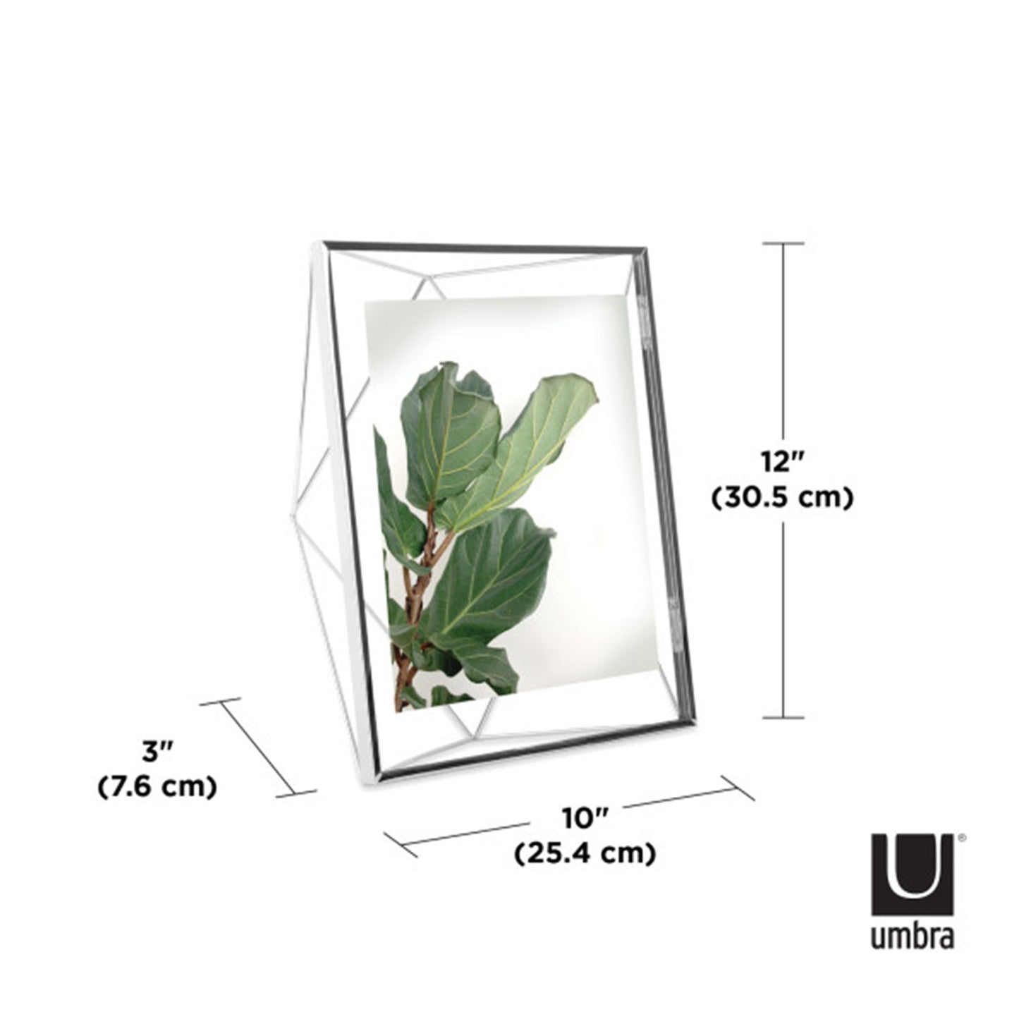 Umbra Prisma Picture Frame 8X10 Chrome - 313018-158