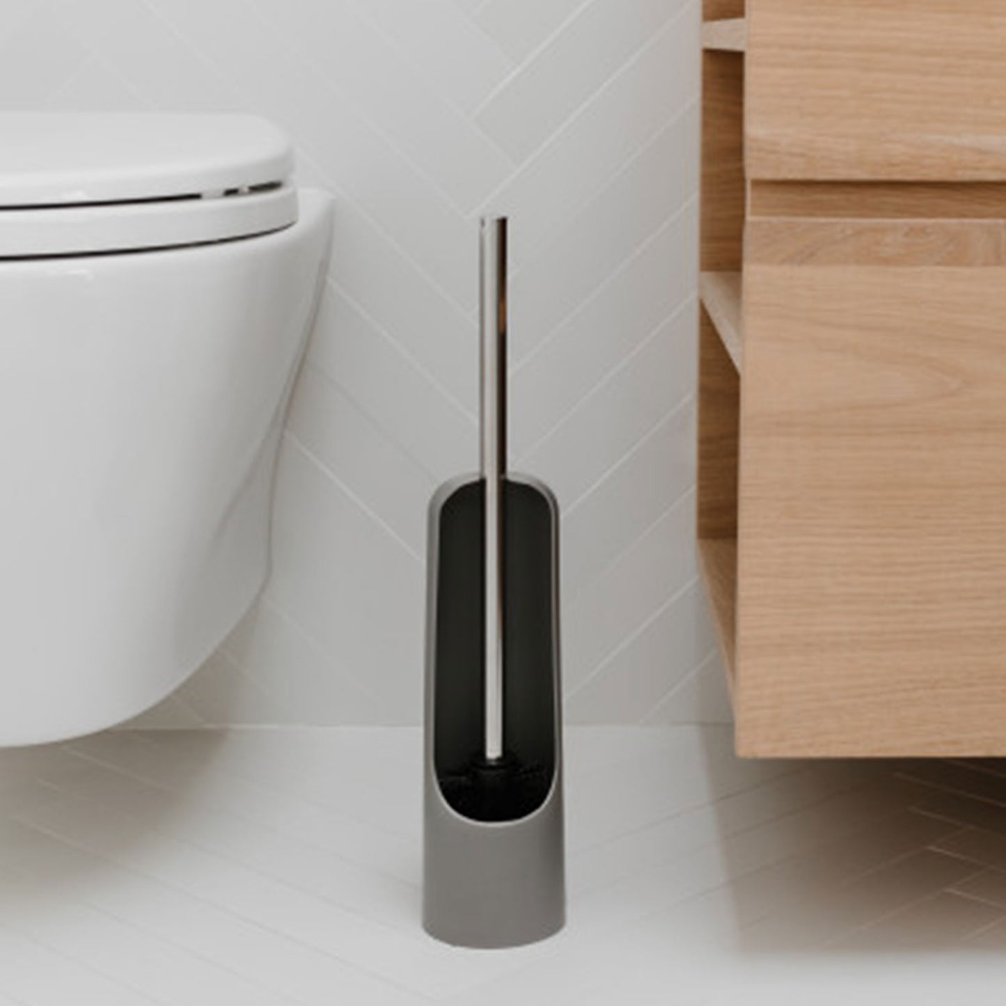 Umbra Touch Toilet Brush Grey - 023274-918