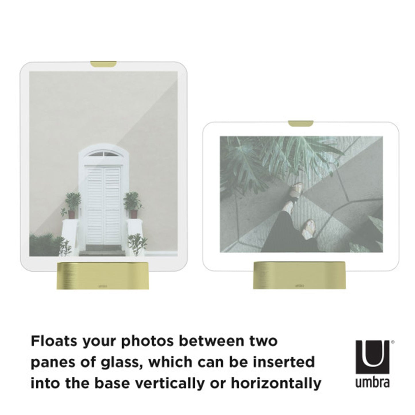 Umbra Glo Led Picture Frame 8X10 Matt Brass - 1011085-221