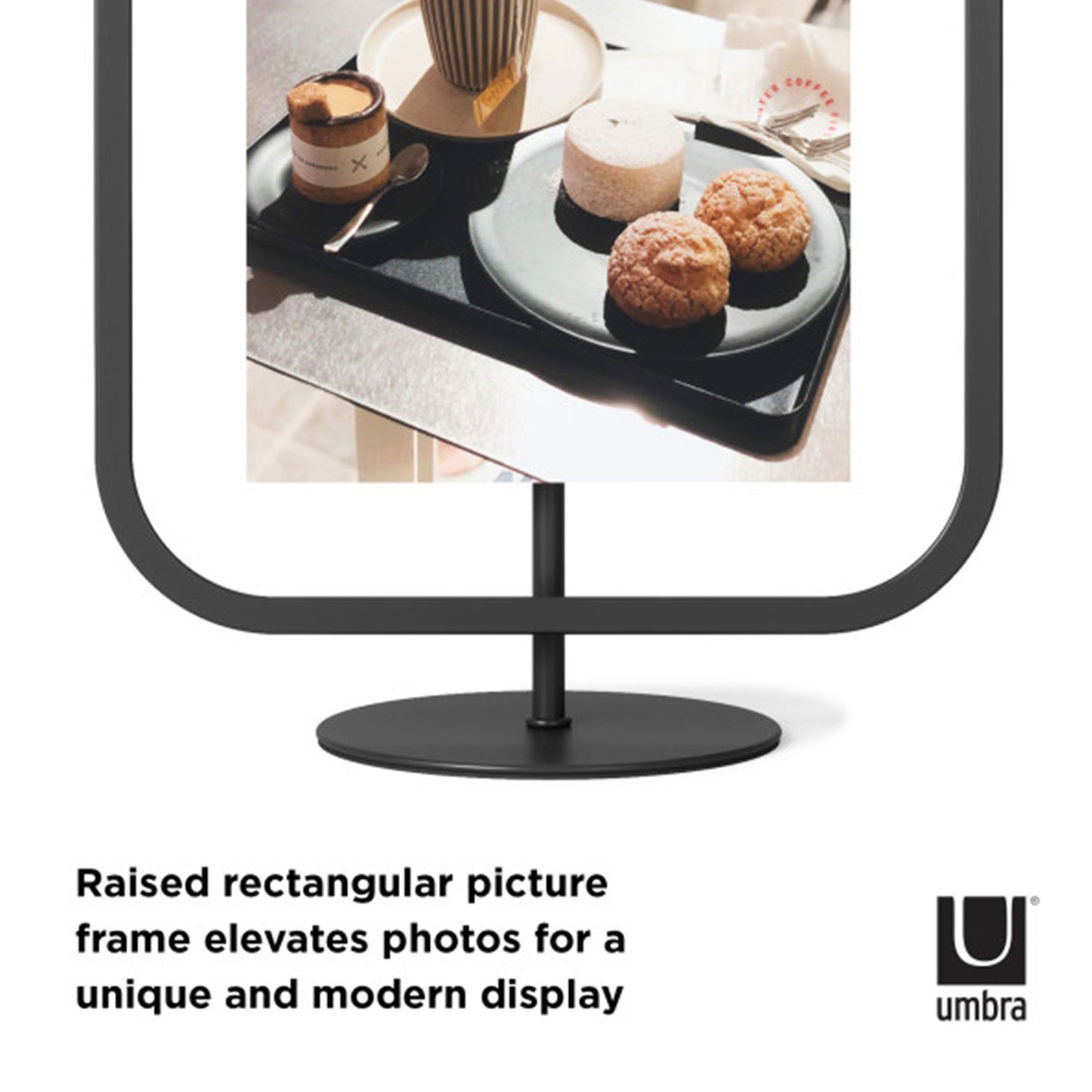Umbra Infinity Sqround Picture Frame 5X7 Black - 1012270-040