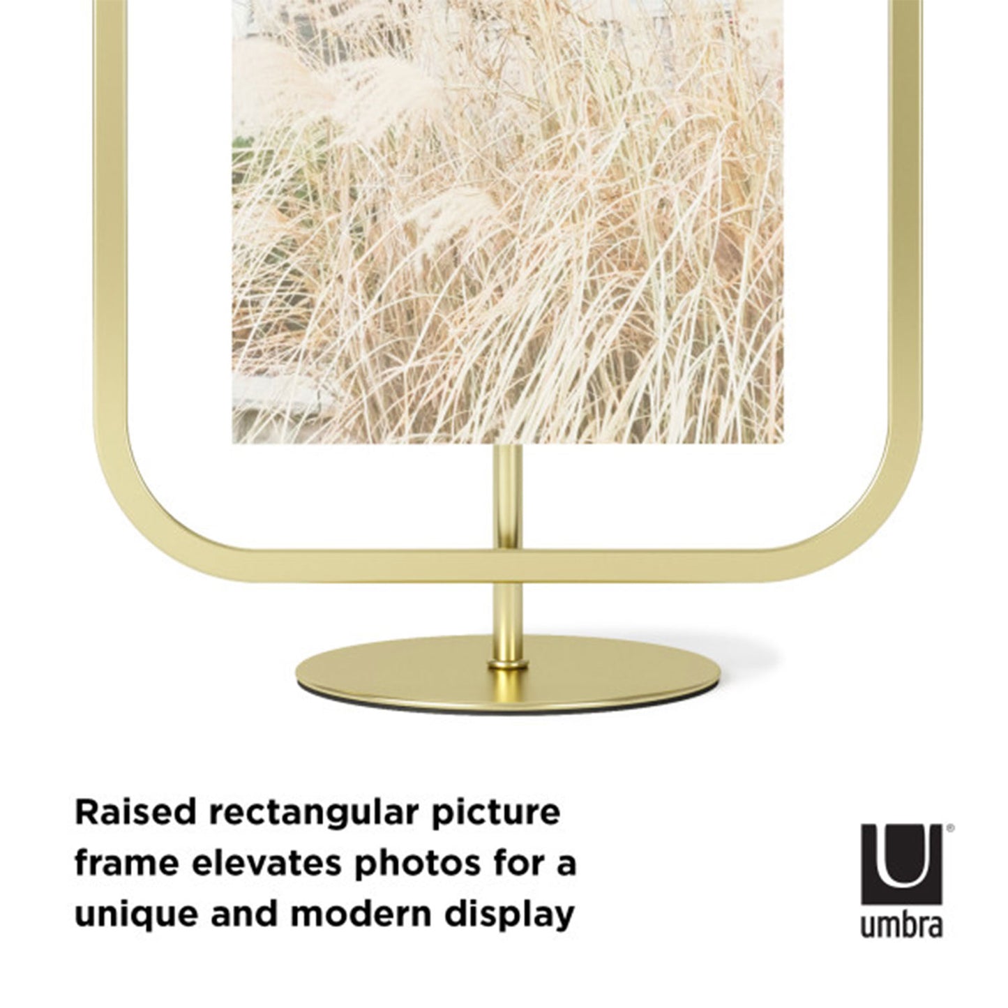 Umbra Infinity Sqround Picture Frame 5X7 Matt Brass - 1012270-221