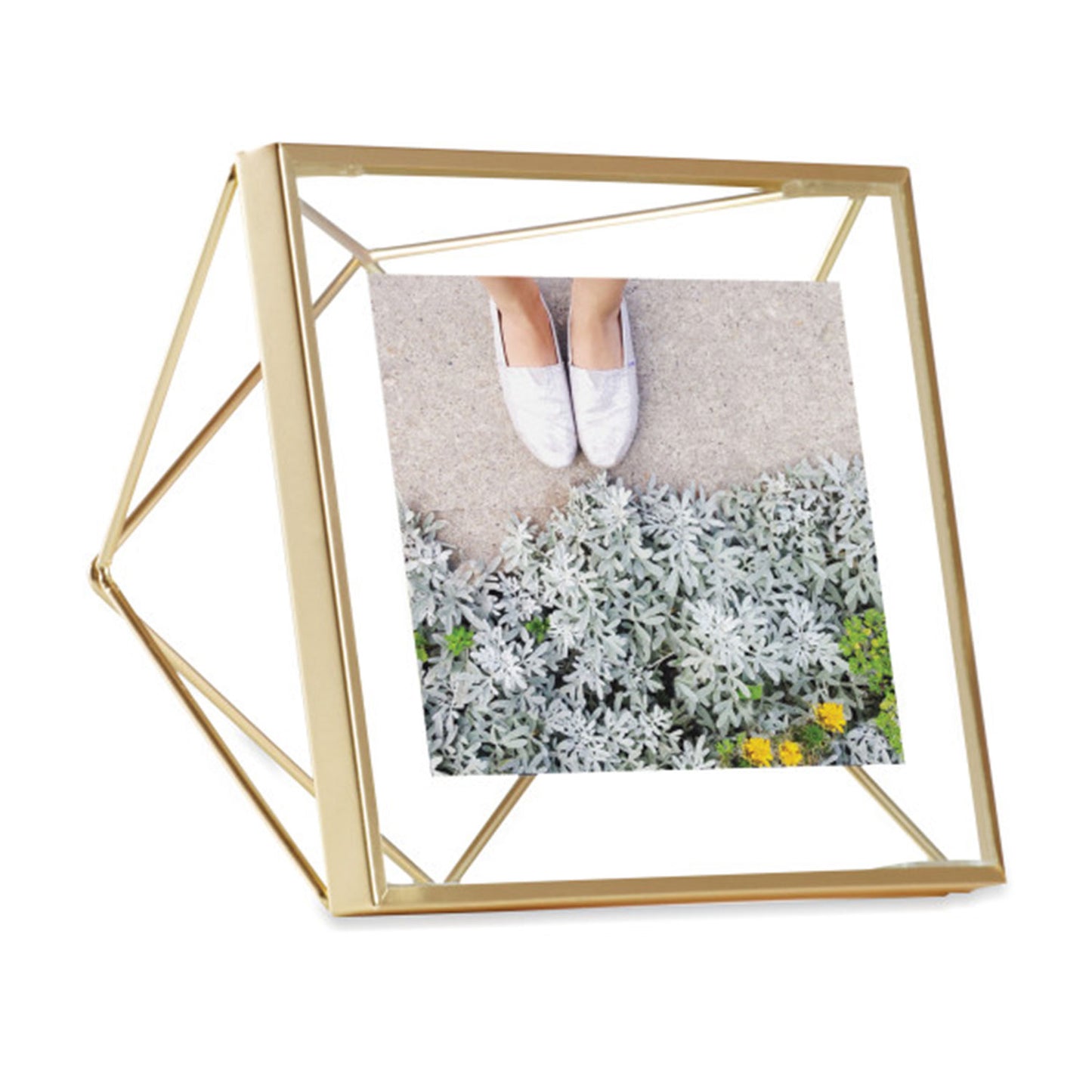 Umbra Prisma Picture Frame 4X4 Matt Brass - 313017-221
