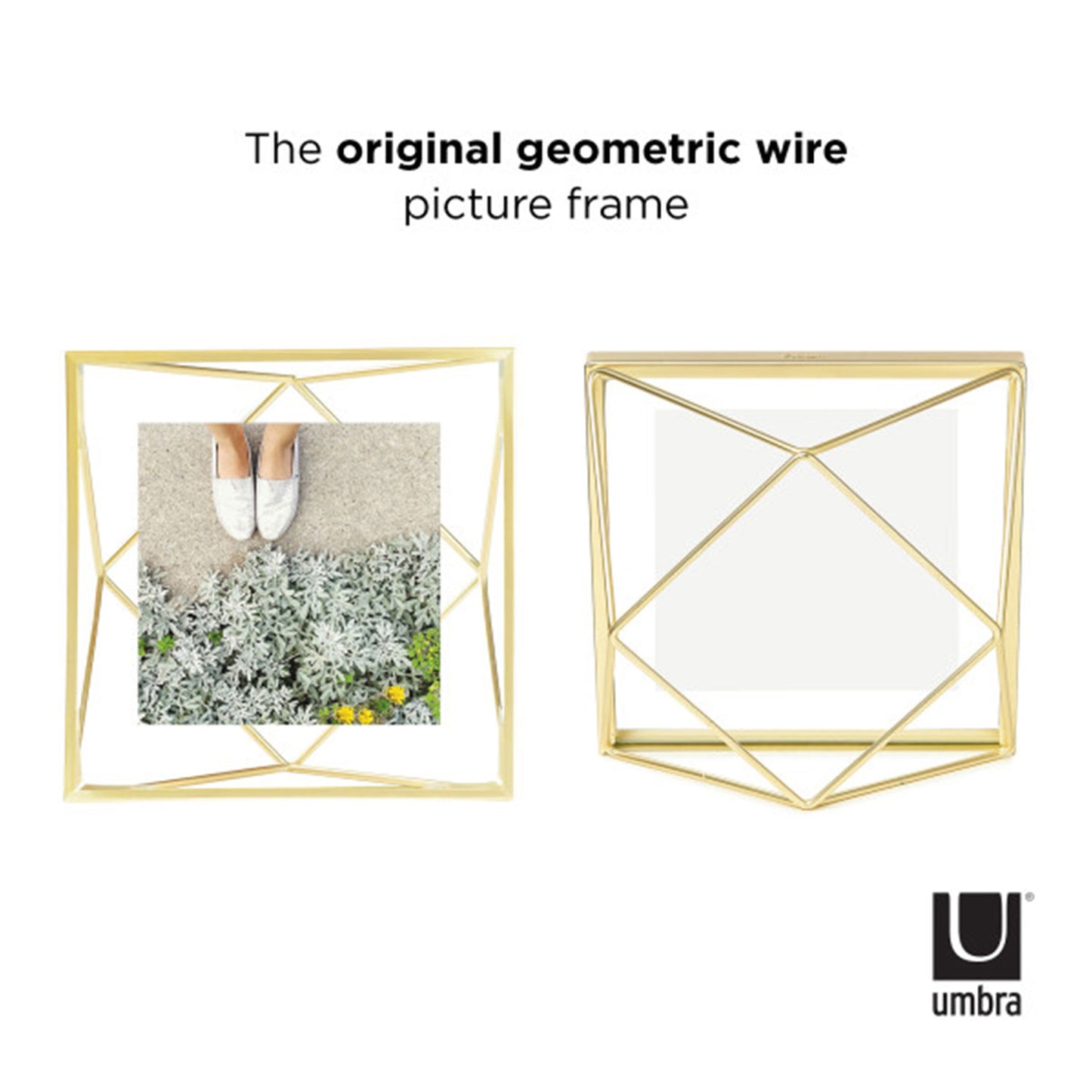 Umbra Prisma Picture Frame 4X4 Matt Brass - 313017-221