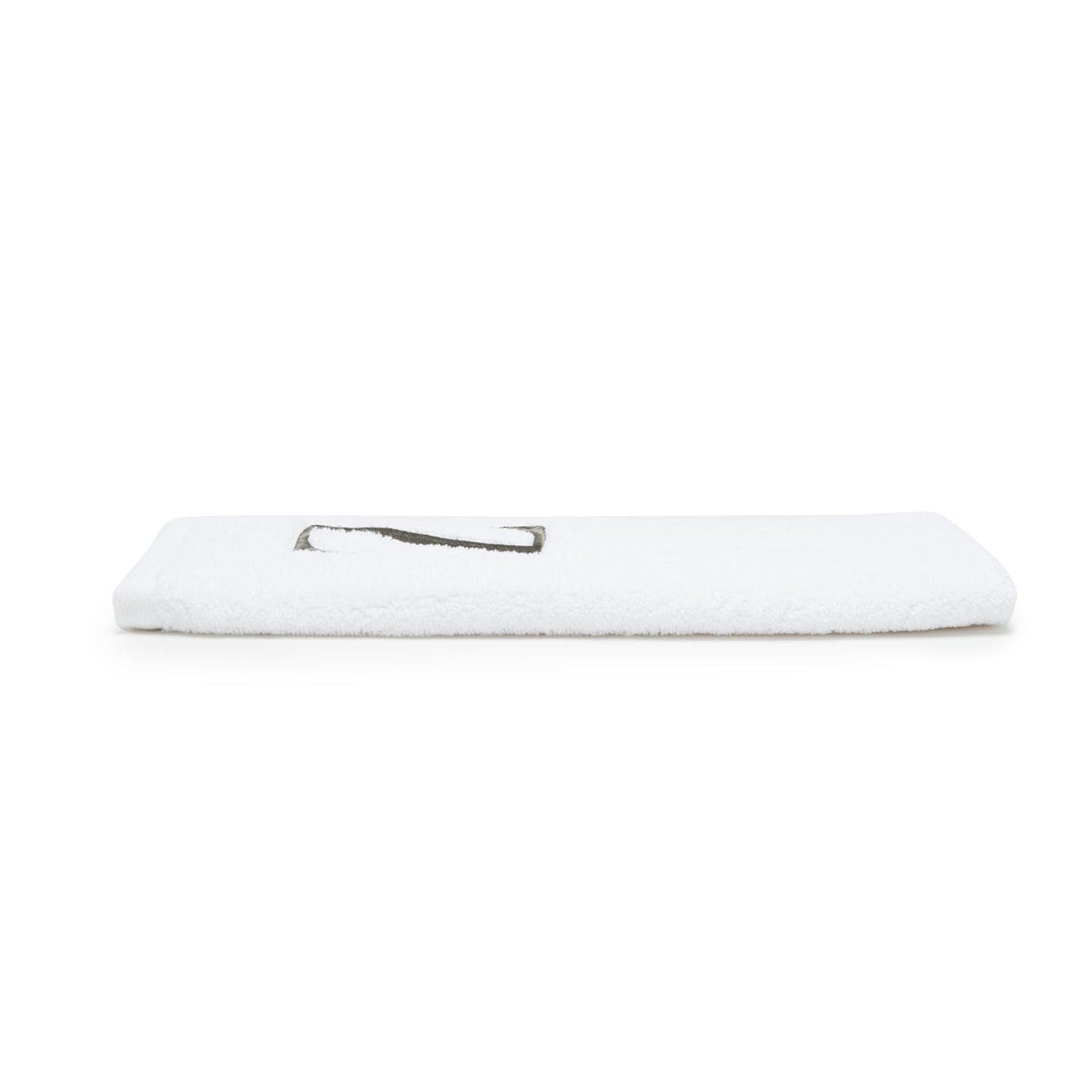 Avanti Monogram Block Letter Z Hand Towel - White And Silver