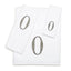 Avanti Monogram Block Letter O - White And Silver - 022574O