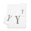 Avanti Monogram Block Letter Y - White And Silver - 022574Y