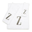 Avanti Monogram Block Letter Z  - White And Silver - 022574Z