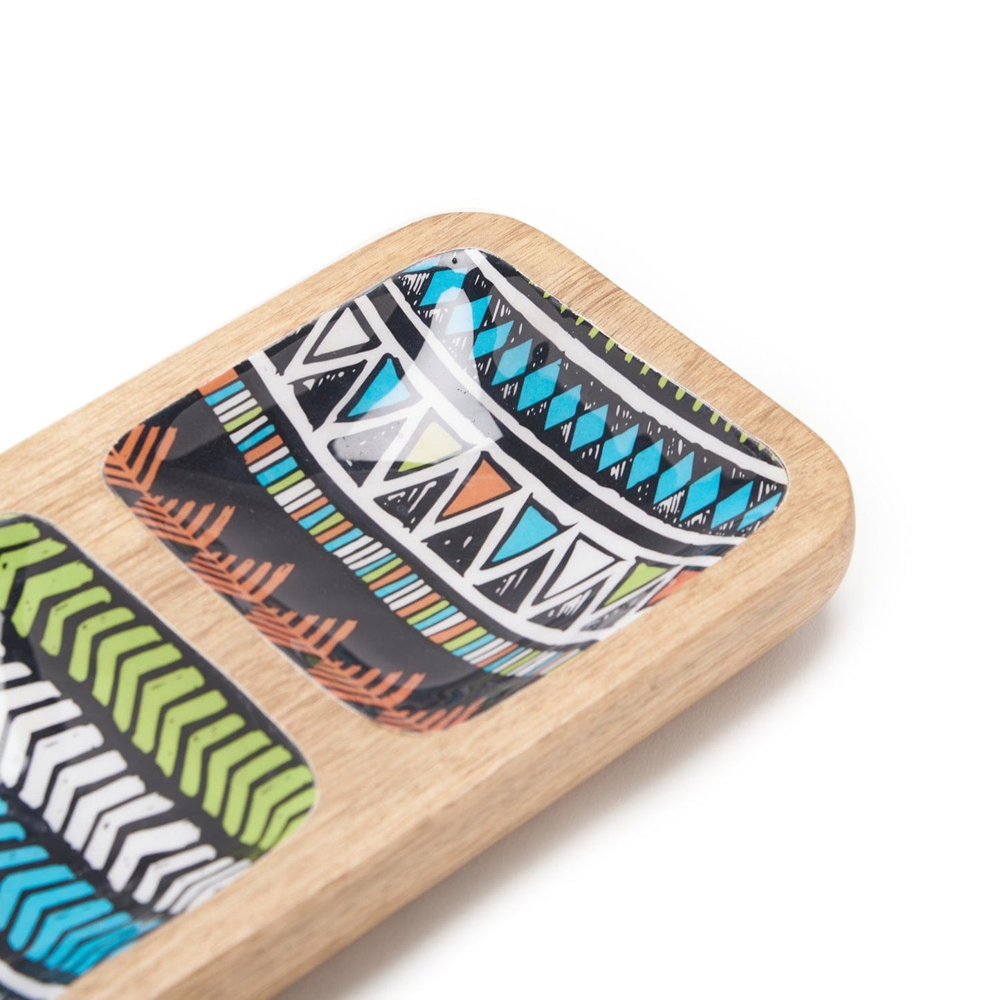 Indra Tribal Dish 3 Section 15X5.5 Inches