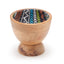 Indra Tribal Pedestal Platter 6.5X5.5 Inches