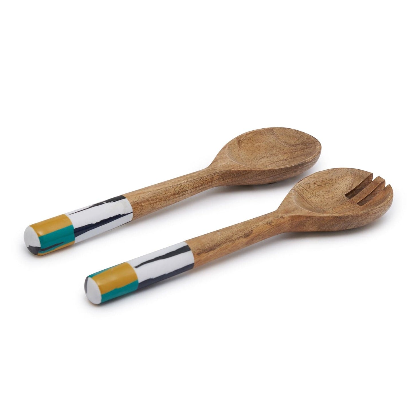 Indra Calandra Salad Server Set Of 2 - 11 Inches