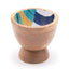 Indra Calandra Pedestal Platter 6.5X5.5 Inches
